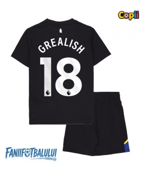 Everton Jack Grealish #18 Echipament de Fotbal Replică 2025-26 Copii Treilea (+ Șorturi)